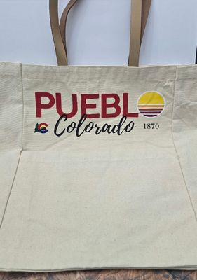 Canvas Tote Bag With Pocket