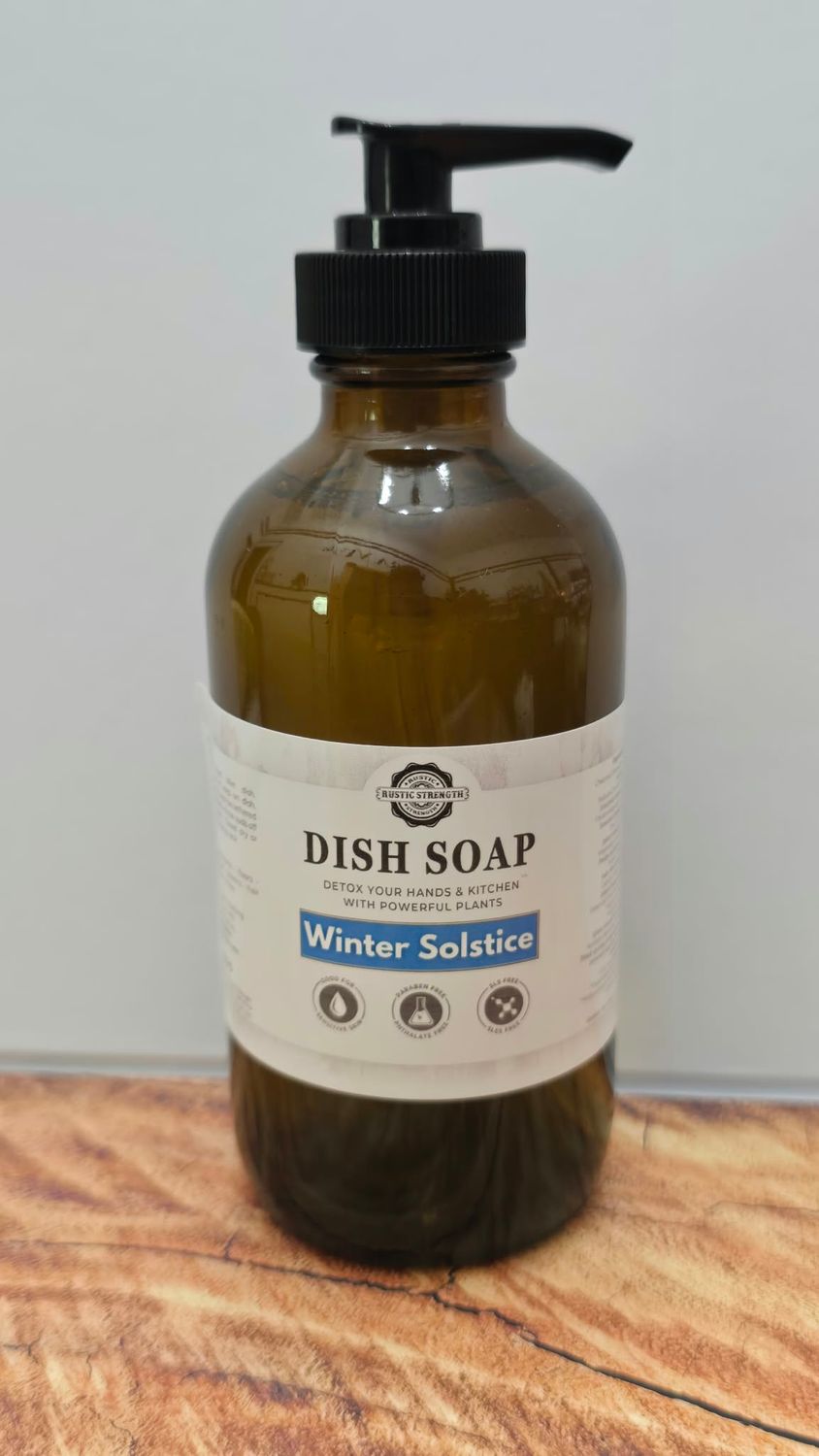 Dish Soap | Winter Solstice 8oz Glass Jar