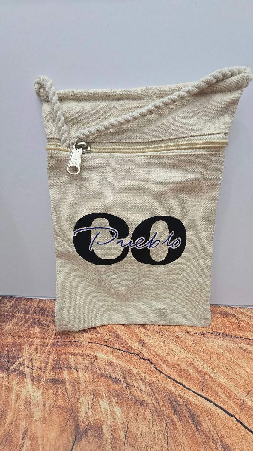 Handbag w/Twisted Rope, Style: CO (Blue)