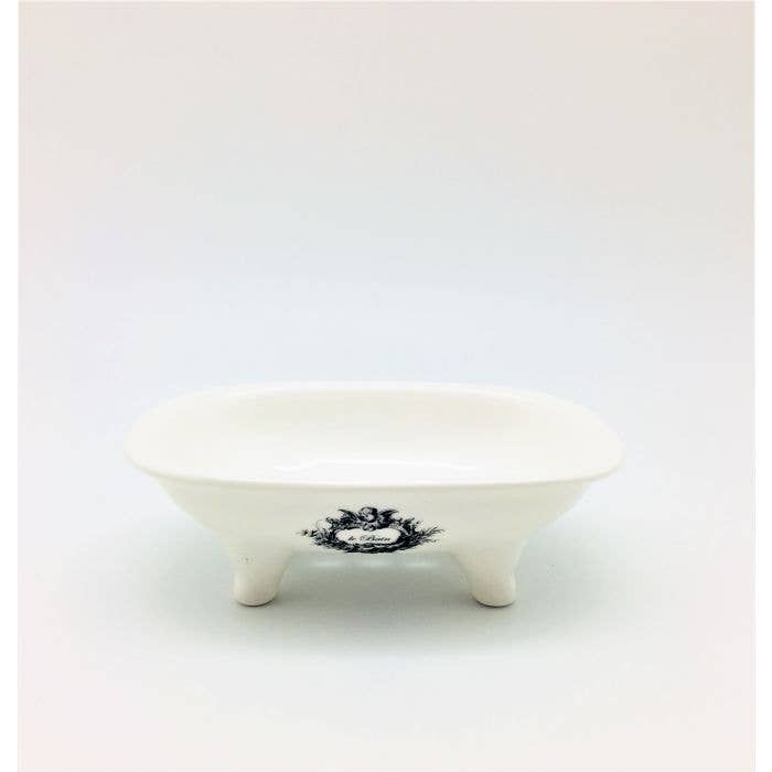 Vintage Ceramic Tub Soap Holder
