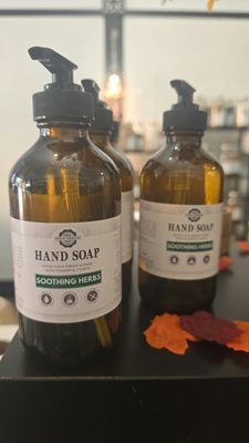 Soothing Herbs Hand Soap 8oz Bottle