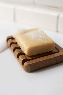 Teak Wood Soap Dish