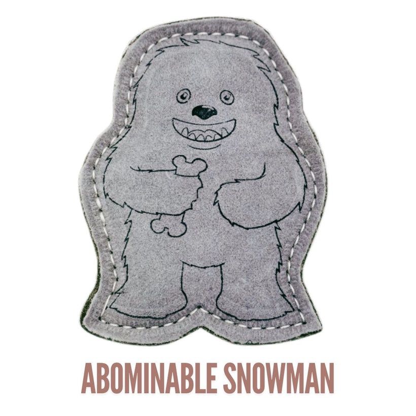 Yeti Leather Toy, Design: Snowman