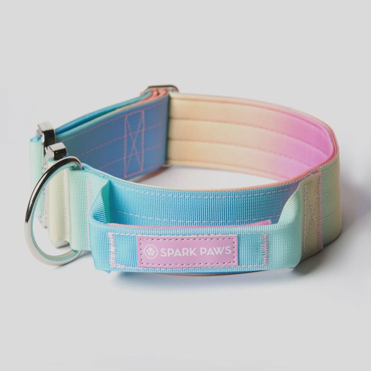 Spark Paws Tactical Dog Collar Pastel Icing