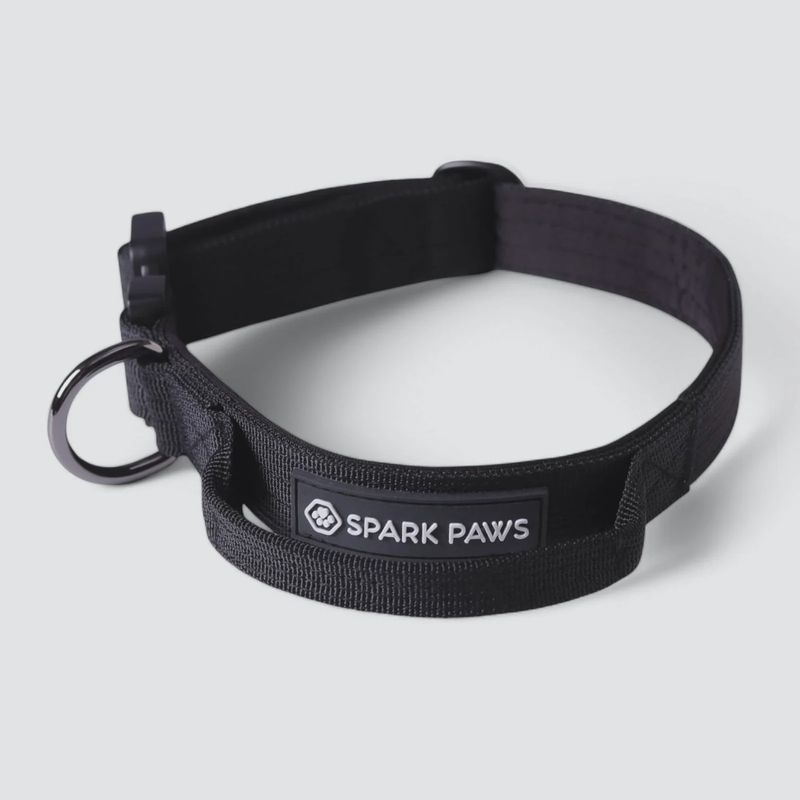 Spark Paws Tactical Dog Collar Black