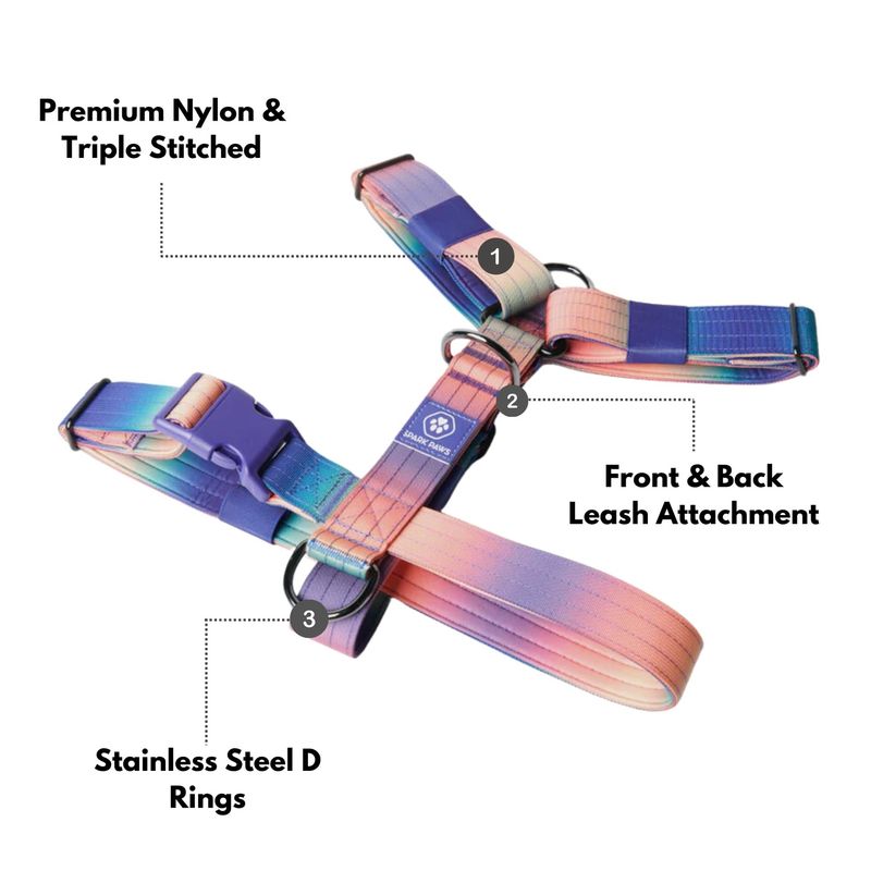 Spark Paws Harness Kaleidoscope