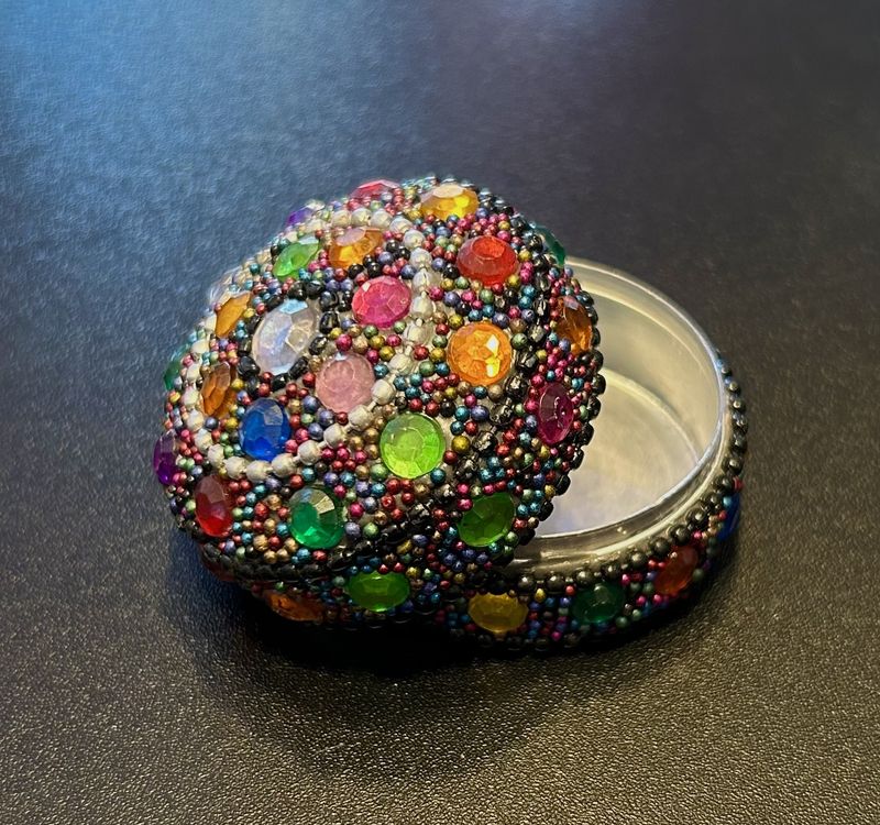 Jeweled/Beaded Little Boxes