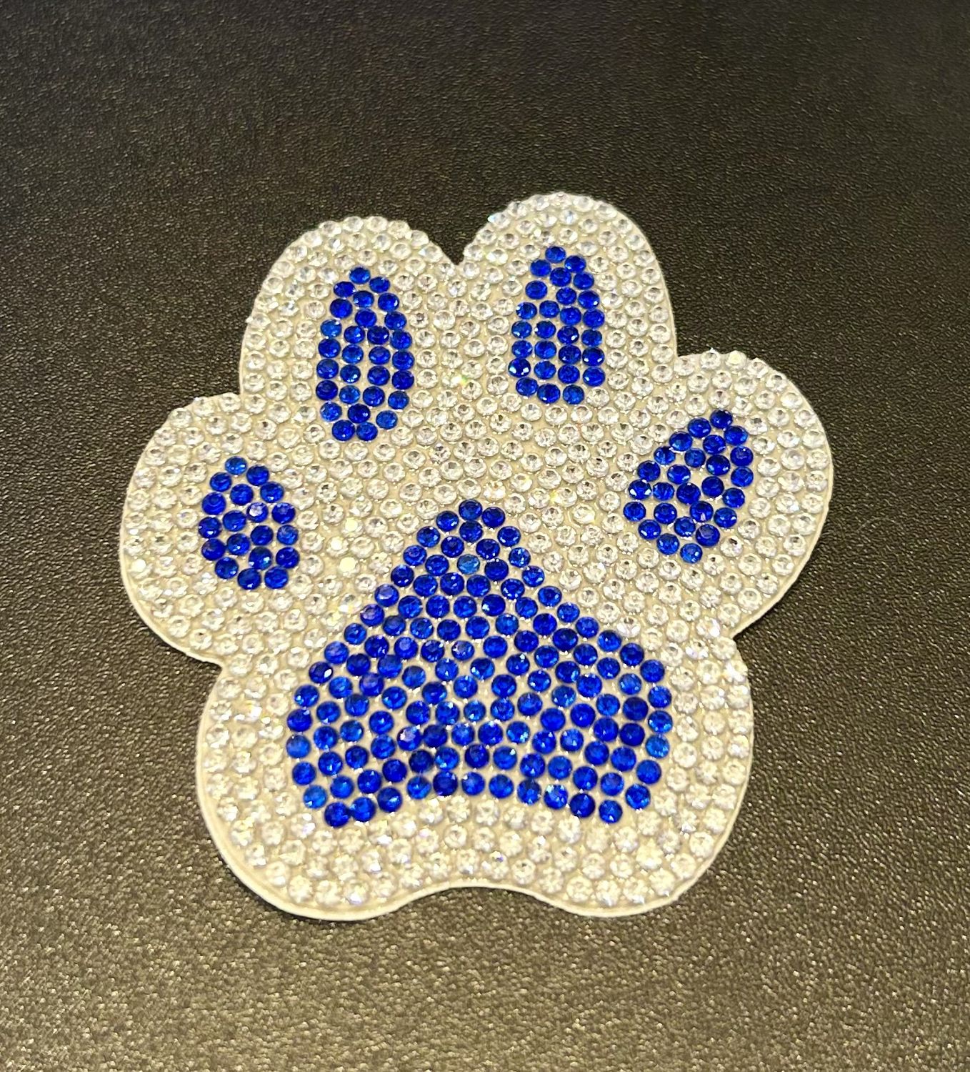 Sparkly Paw Stickers, Colour: Blue