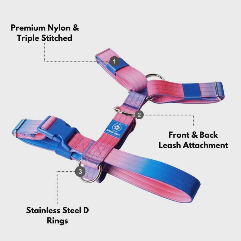 Spark Paws Harness SnowCone