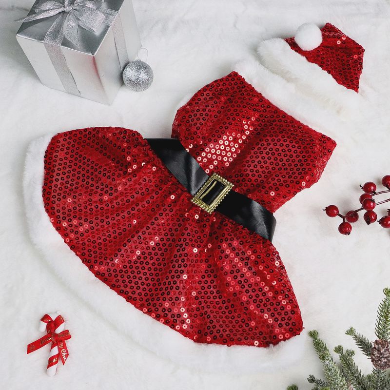 Sequin Santa Dress