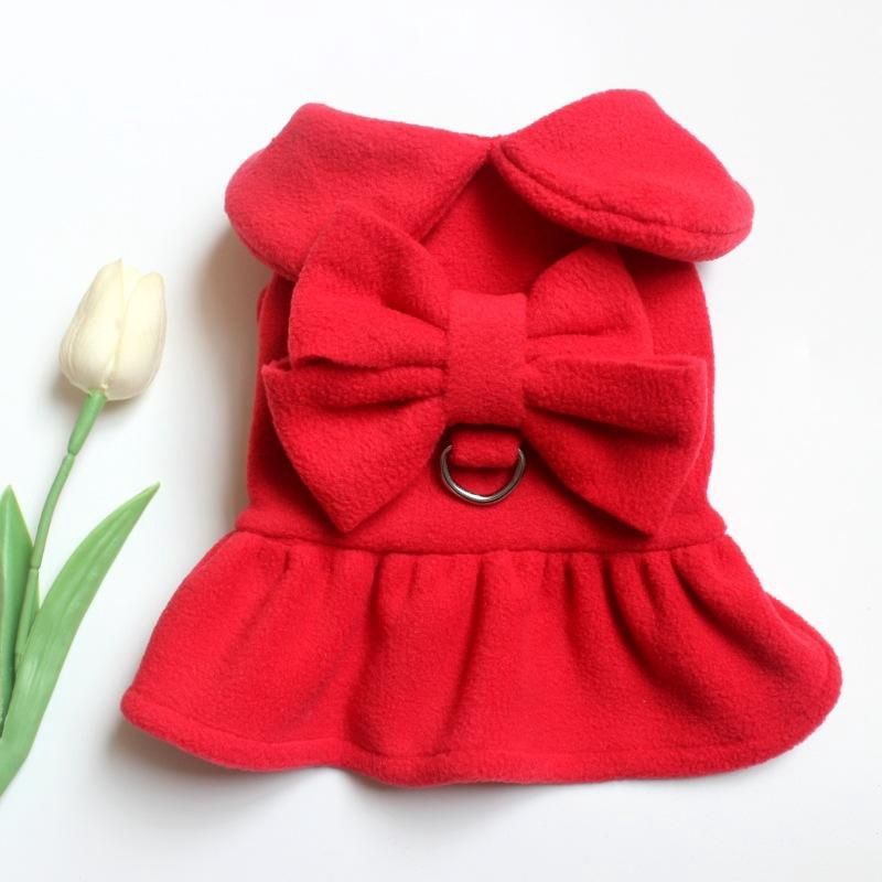 Red Dress with Leash, Size: Medium