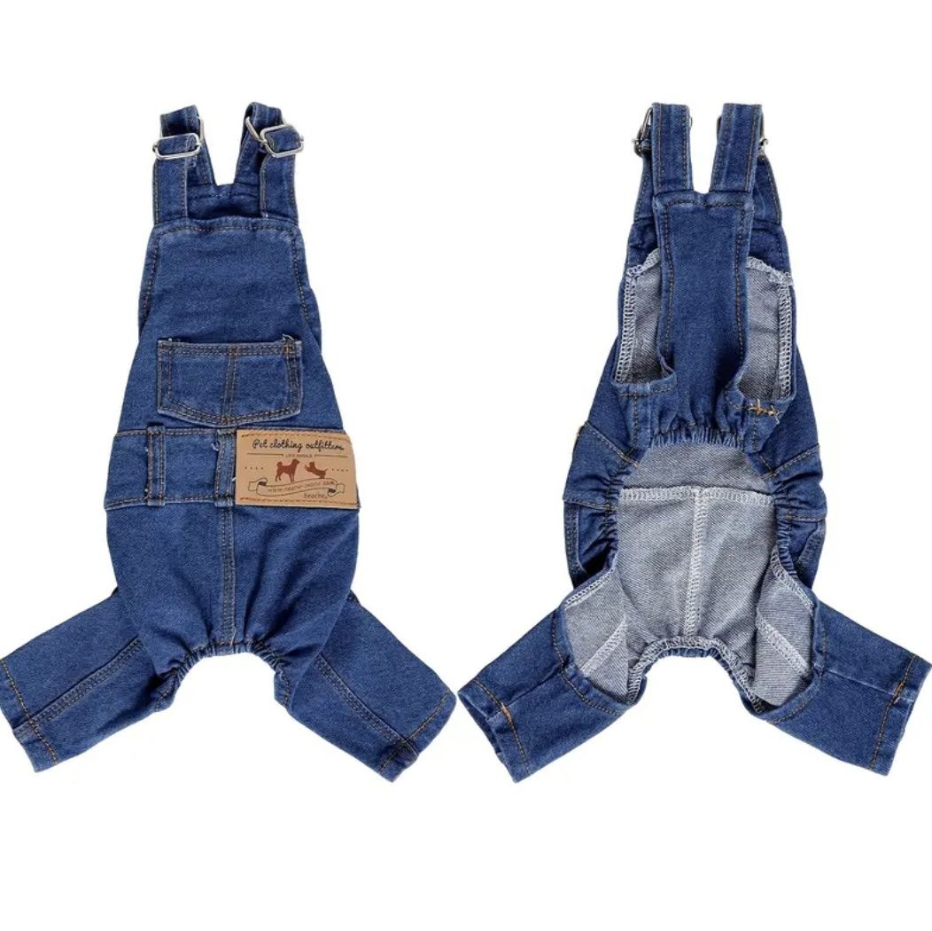 Denim Jean Onesie, Size: XXL