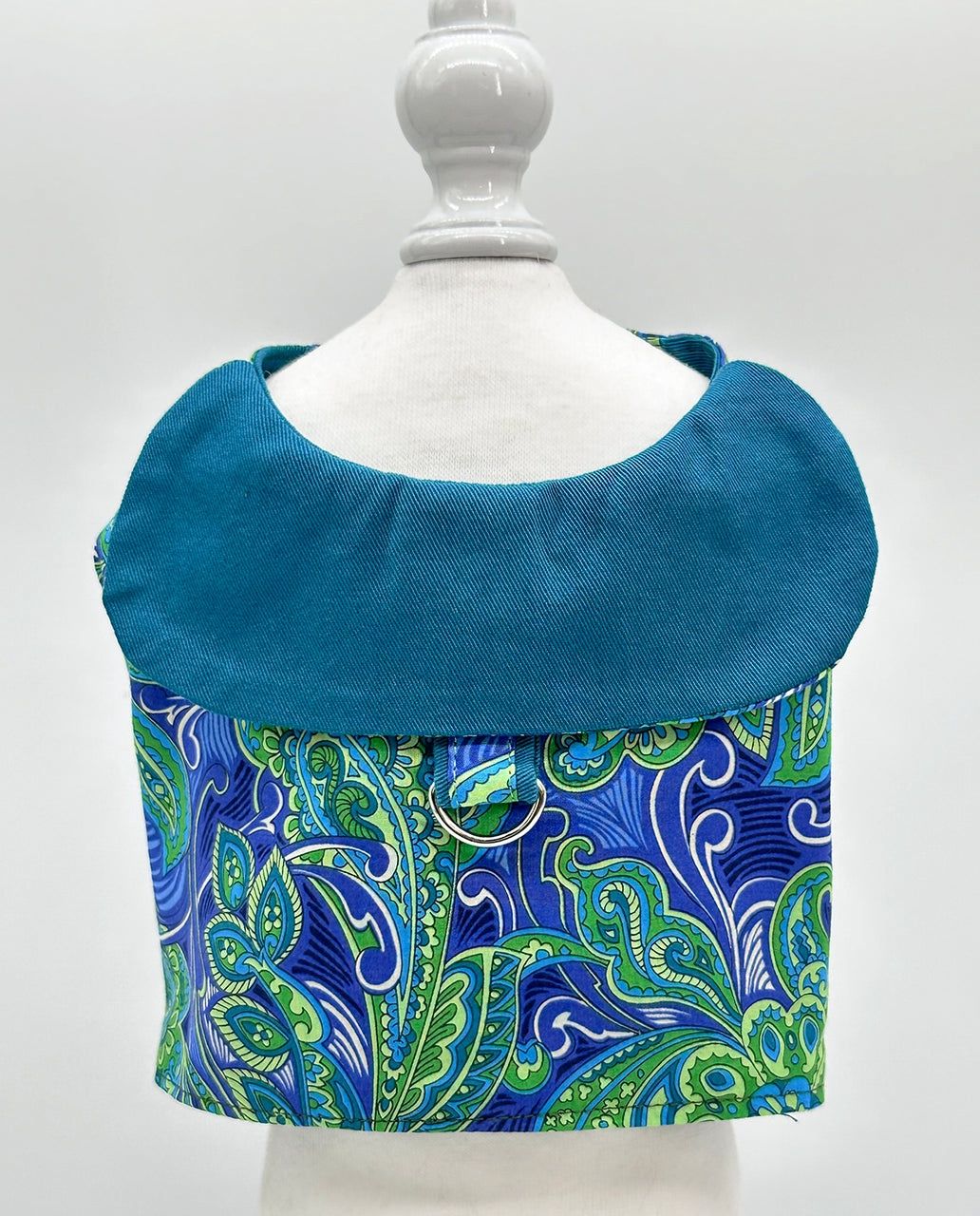“Pretty in Paisley” Vest Style Harness, Size: XS