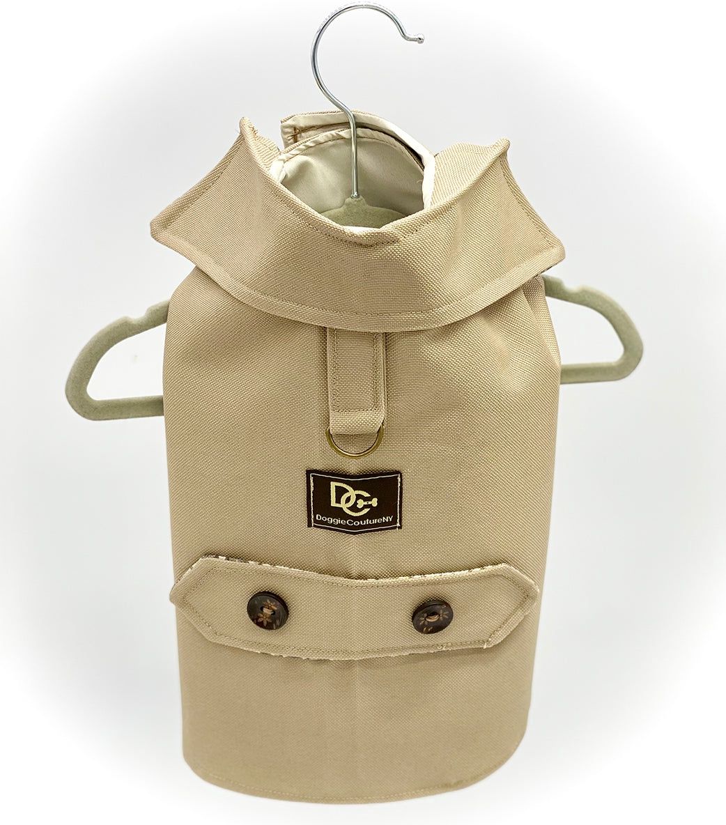 Classic Trench-Coat Beige, Size: Small