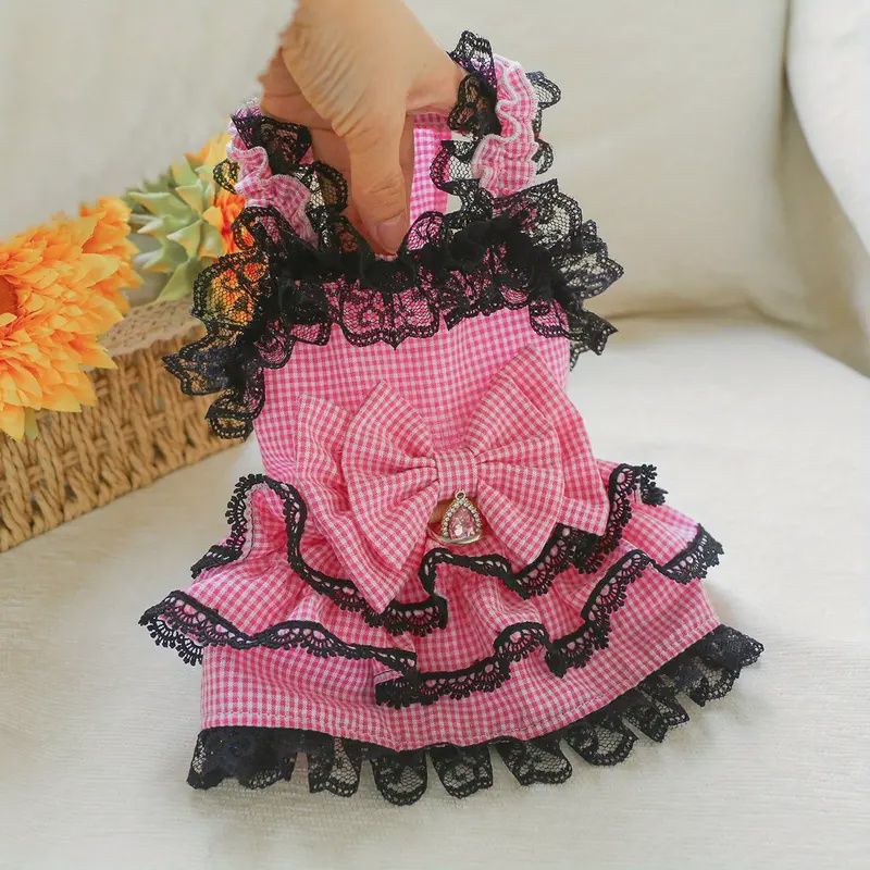 Pink &amp; Black Dress