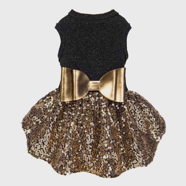 Rose Gold Sequin Dress, Size: Medium