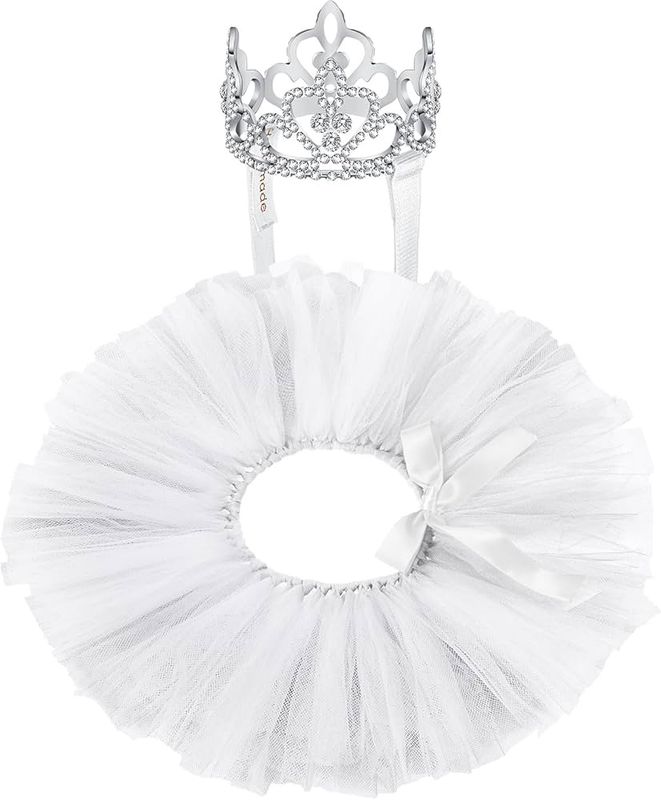 White TuTu &amp; Crown