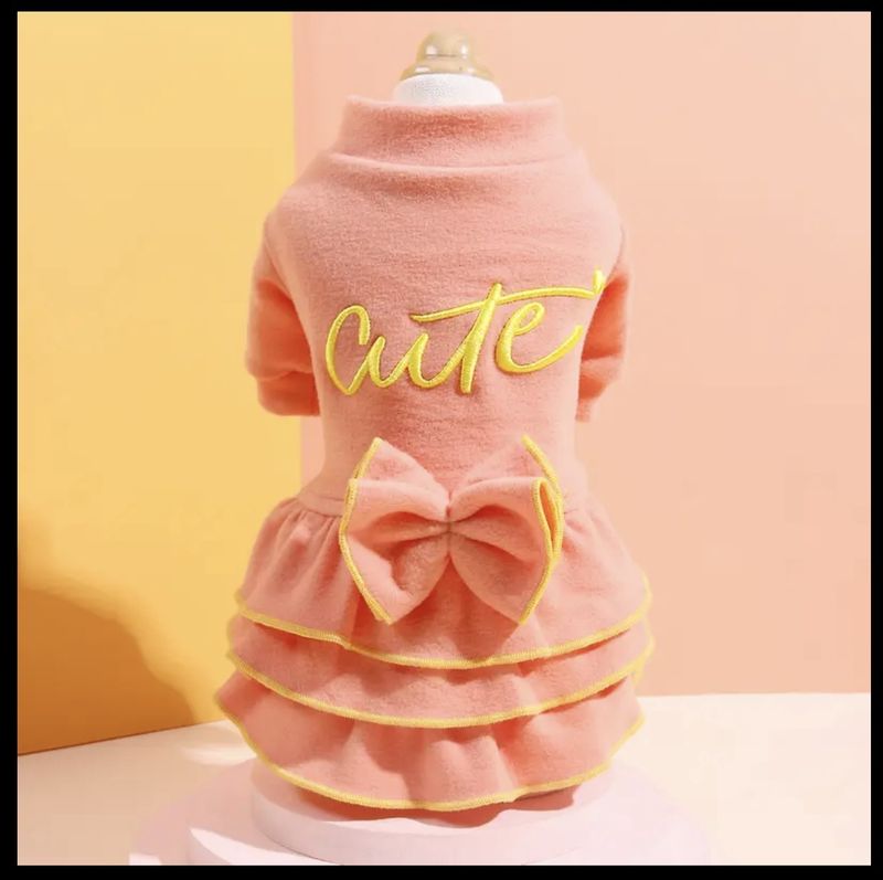 Orange ‘Cute’ Dress