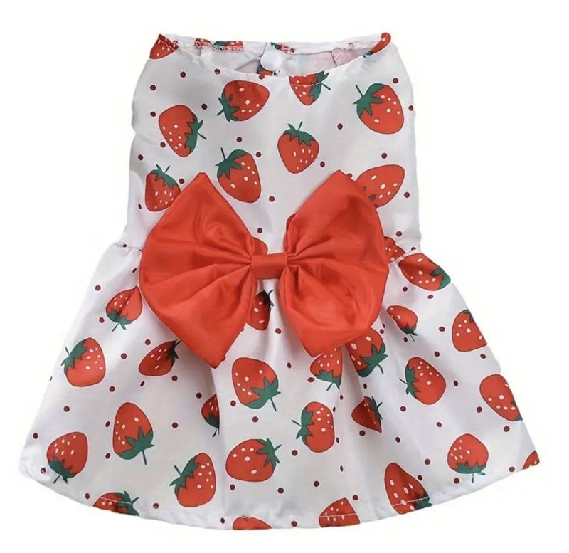 Red Strawberry Dress