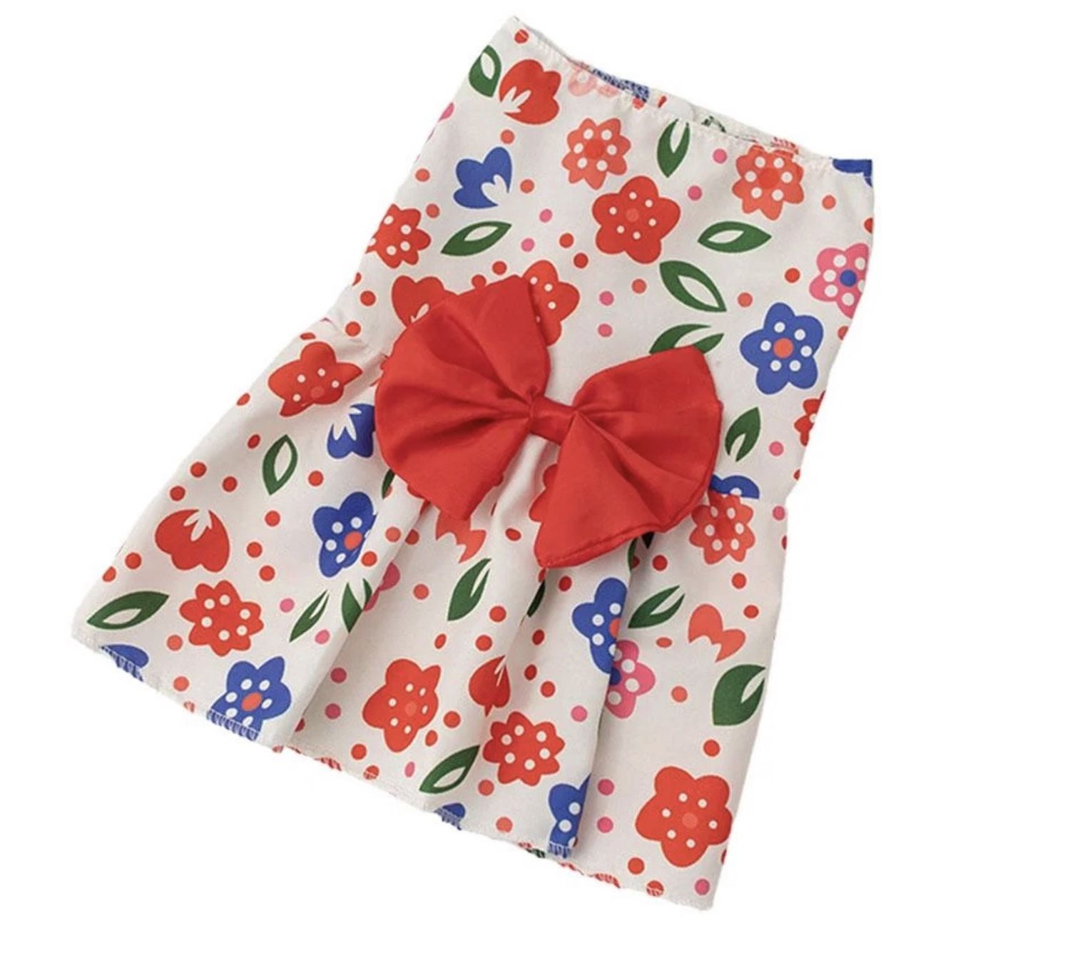 Red &amp; Blue Floral Dress, Size: XS