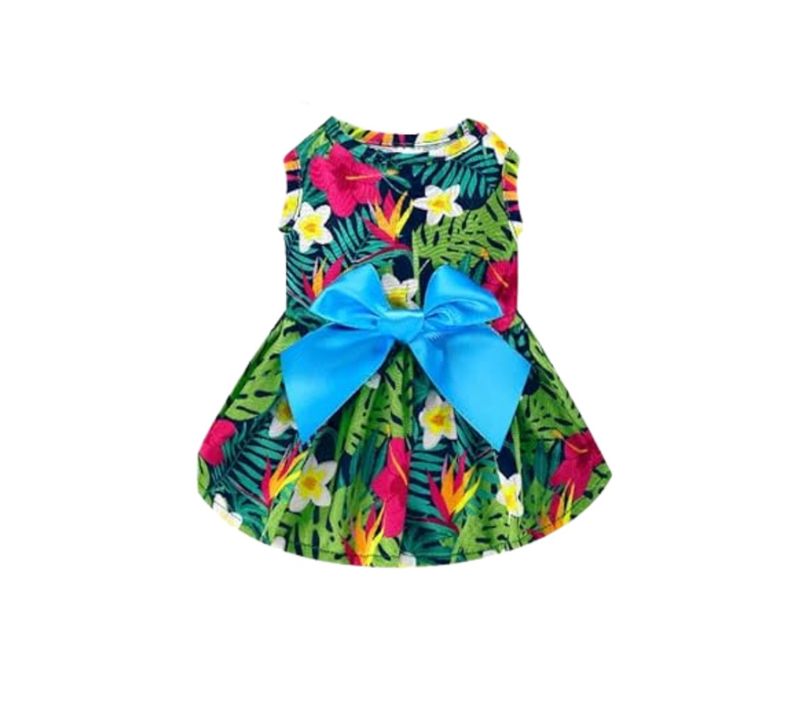 Green-Pink Island Dress