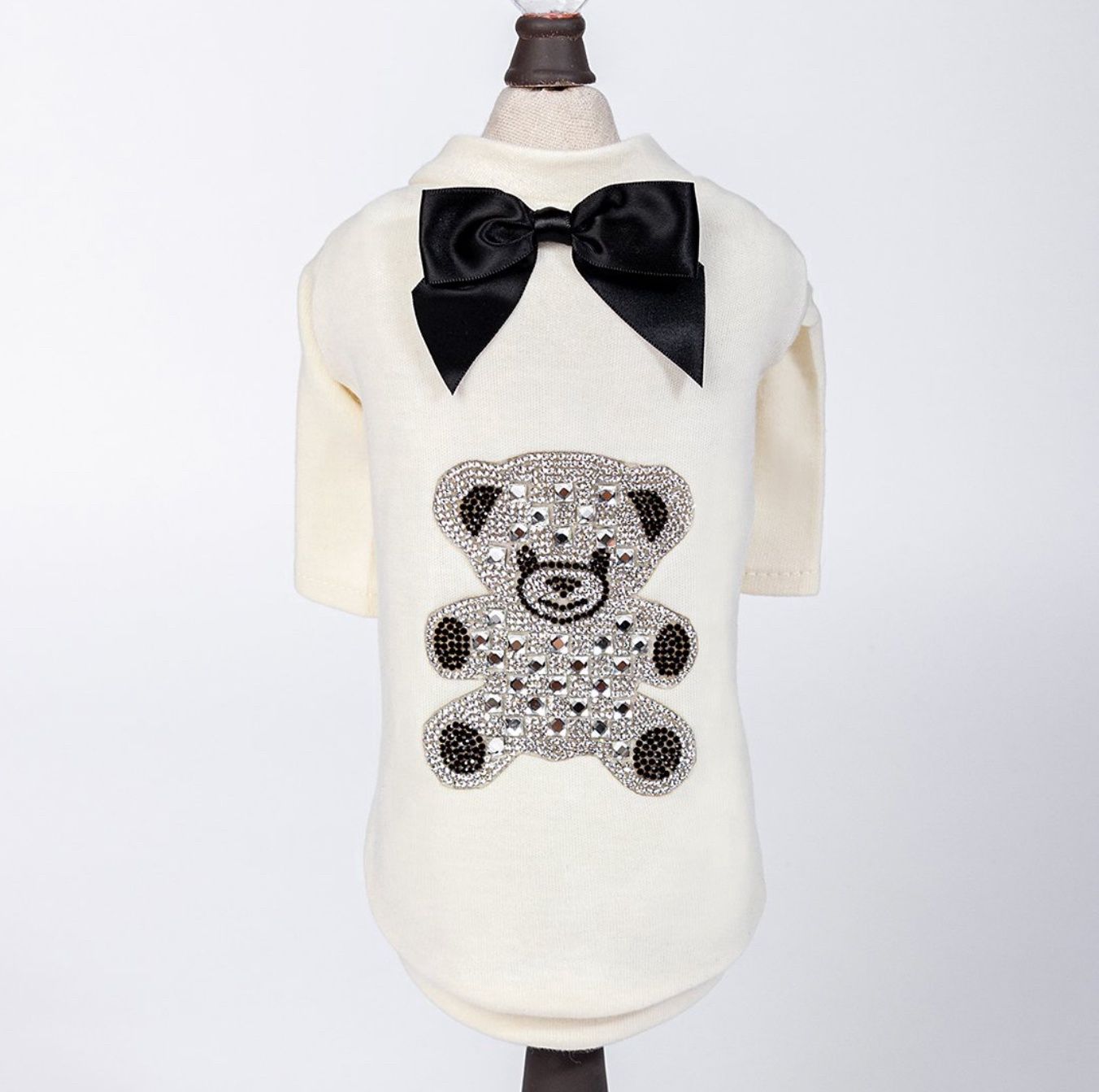 Teddy Bow Tie Shirt, Size: XXS