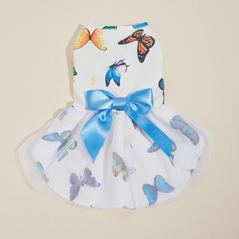White Butterfly Dress