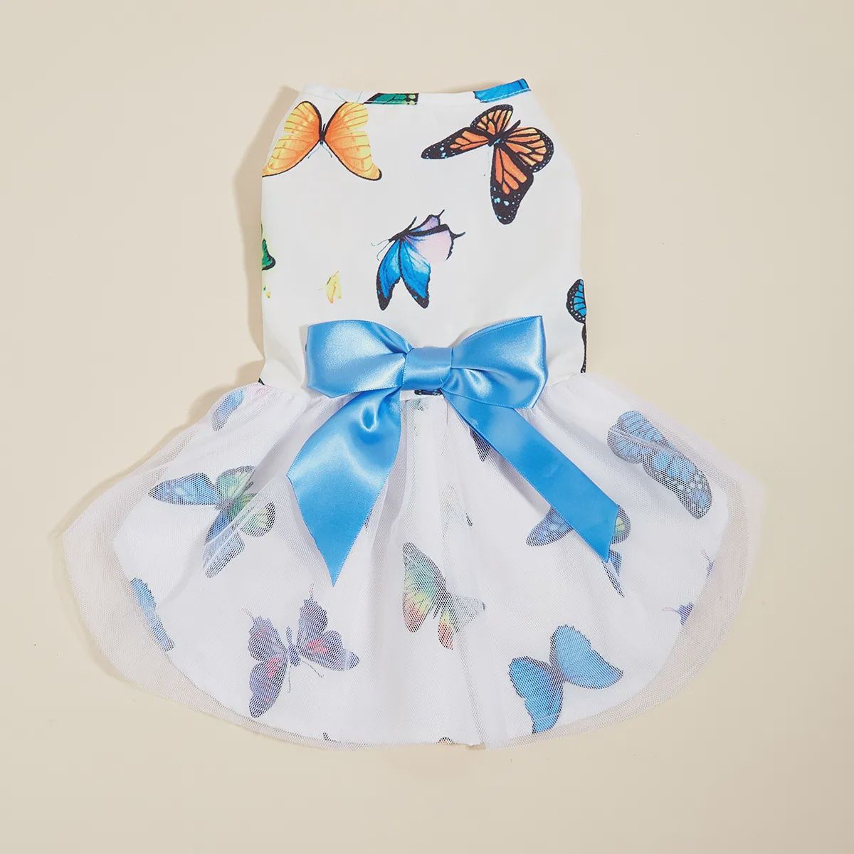 White Butterfly Dress, Size: Medium