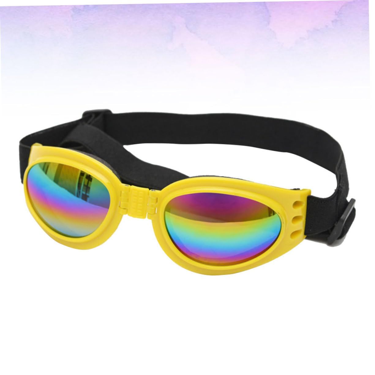 Goggles/Glasses, Design: Yellow Goggles, Size: One size