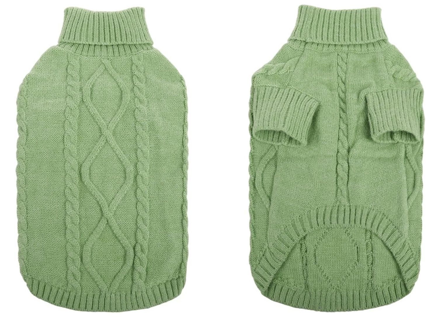 Light Green Sweater, Size: Medium