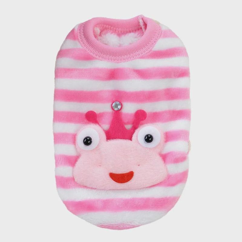 Pink &amp; White Frog Vest