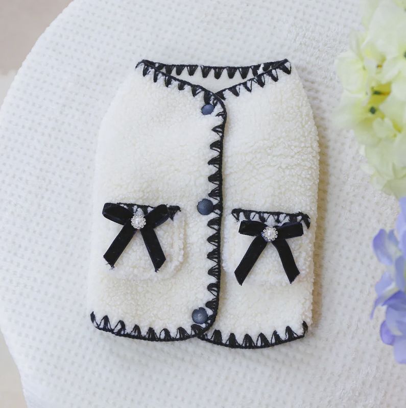 Black &amp; White Sweater Vest