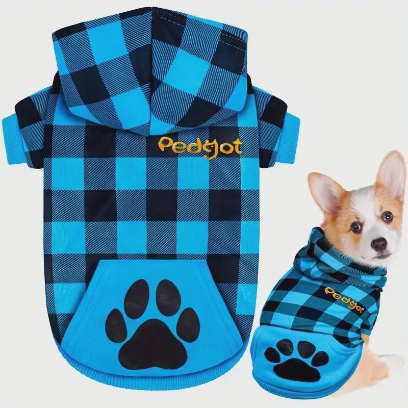 Blue &amp; Black Hoodie, Size: Small