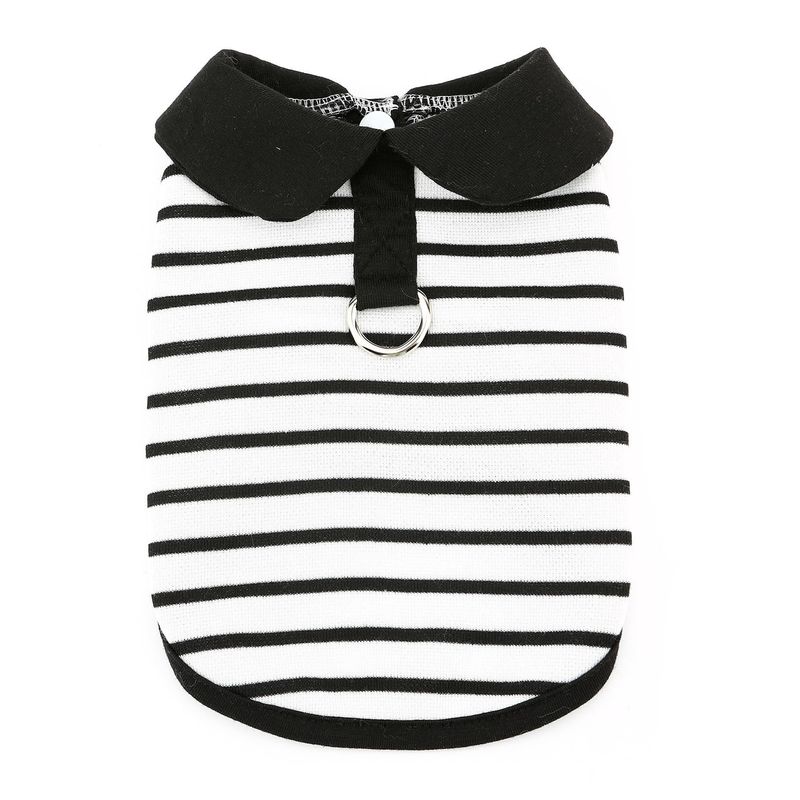 White and Black Striped Shirt