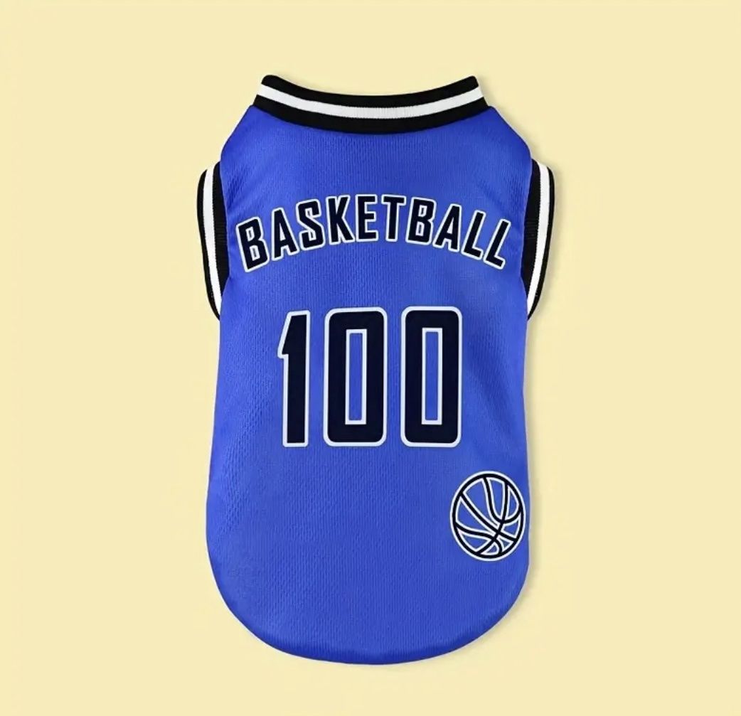 Blue Basketball Jersey, Size: XXL