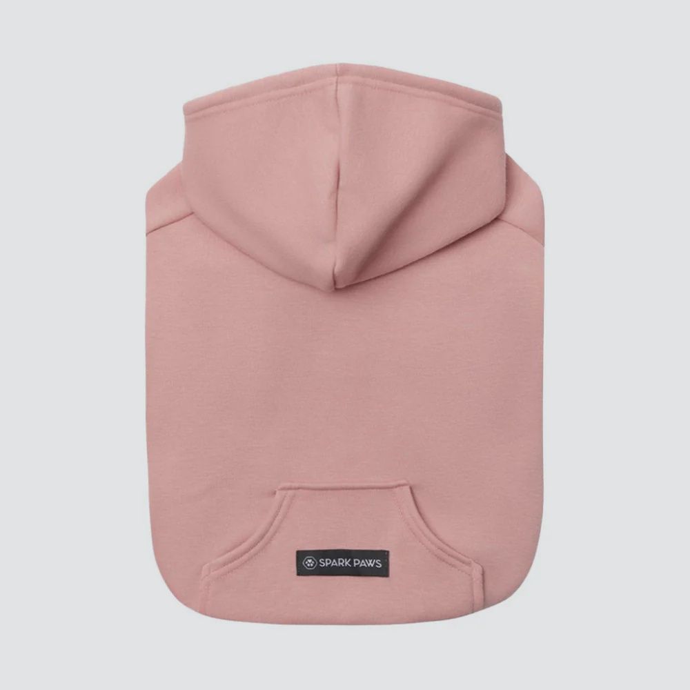 Dusty Pink Pet Hoodie, Size: Small