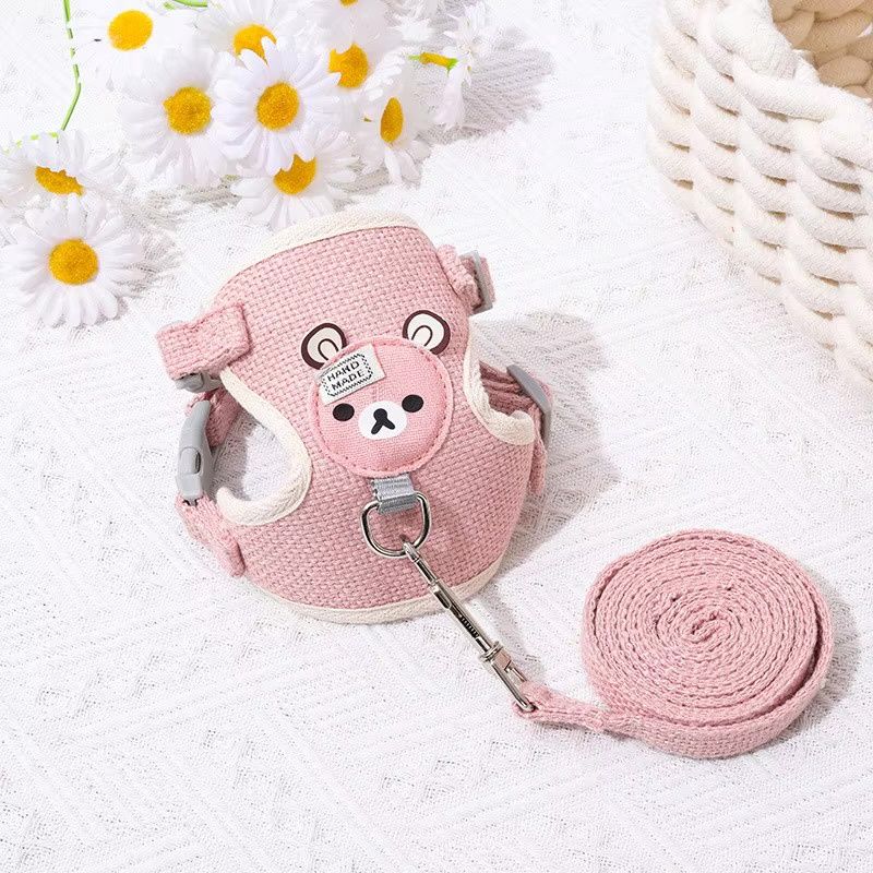 Pink Teddy Bear Harness