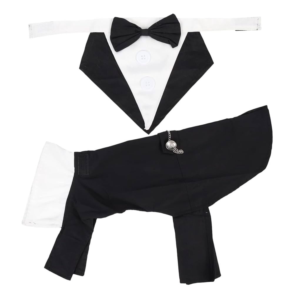 Full Tuxedo with Chain Links, Size: Large