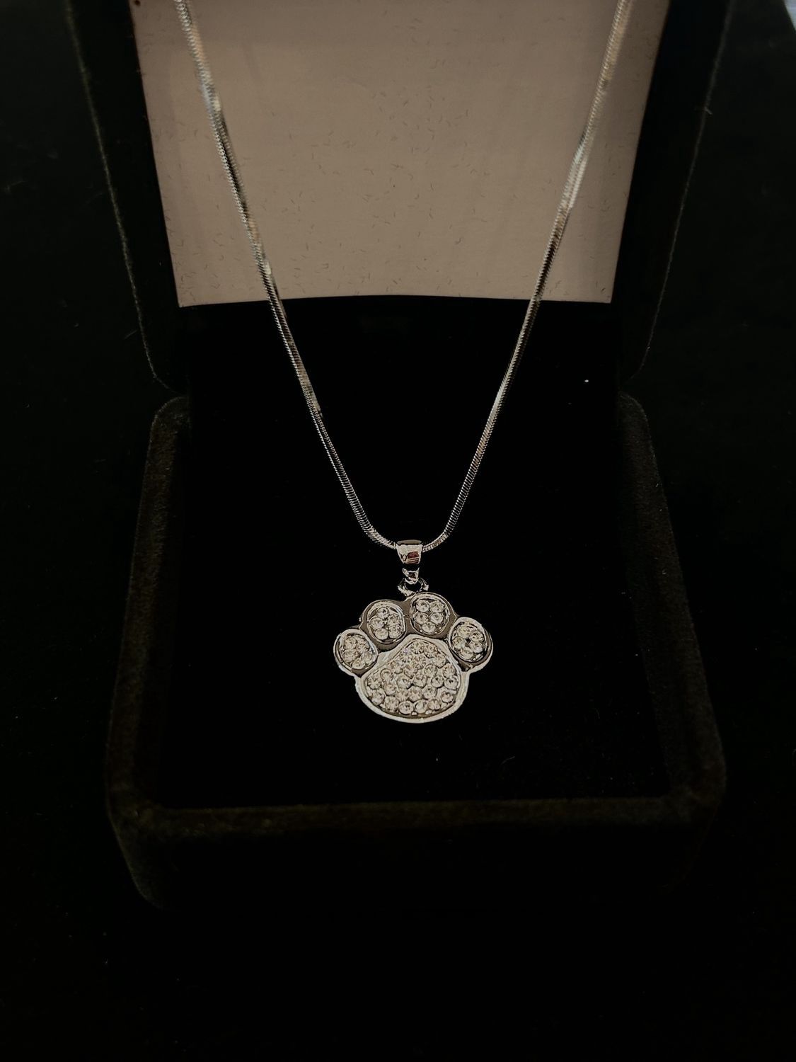 Silver Paw Necklace