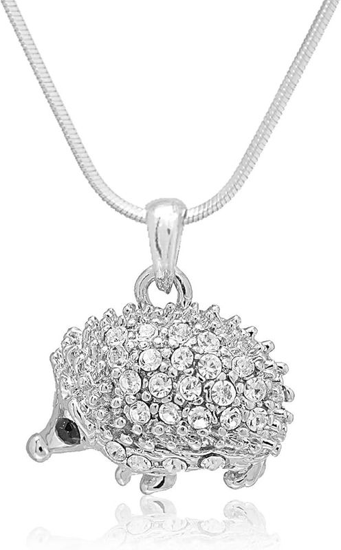 Silver Hedgehog Necklace