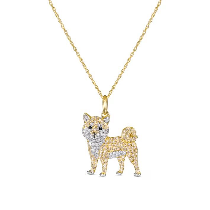 Gold Shiba Inu Necklace