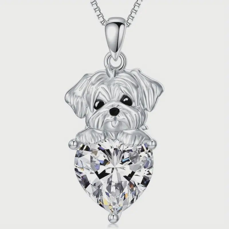 Silver Maltese Necklace