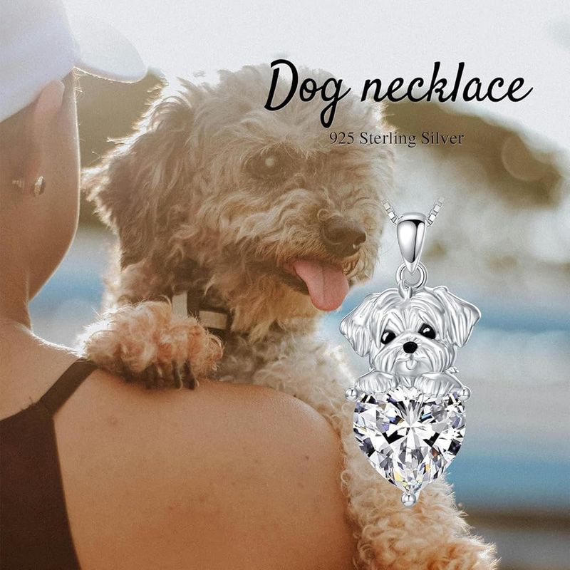 Silver Maltese Necklace