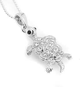 Silver Turtle Necklace
