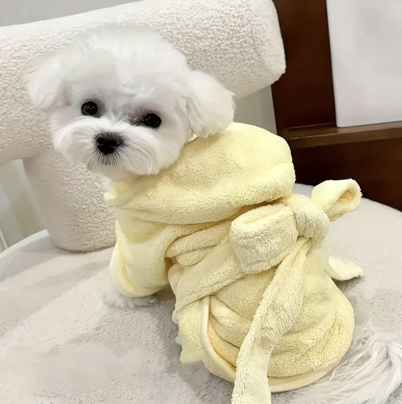 Yellow Pet Robe
