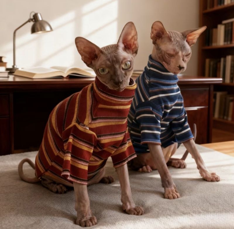 Blue Scheme Turtleneck