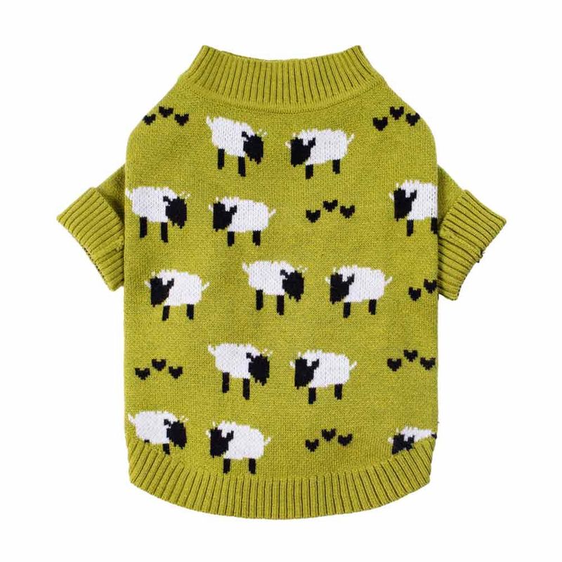 Green Sweater with Sheep