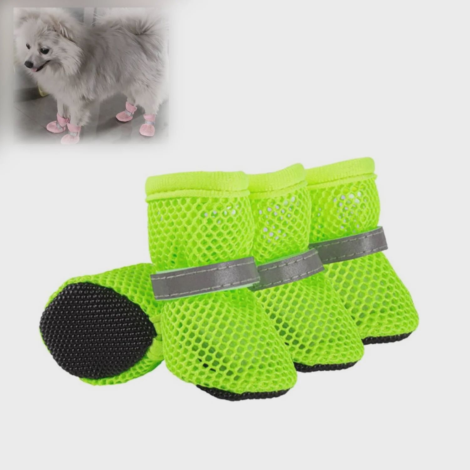 Green Breathable Shoes, Size: Small