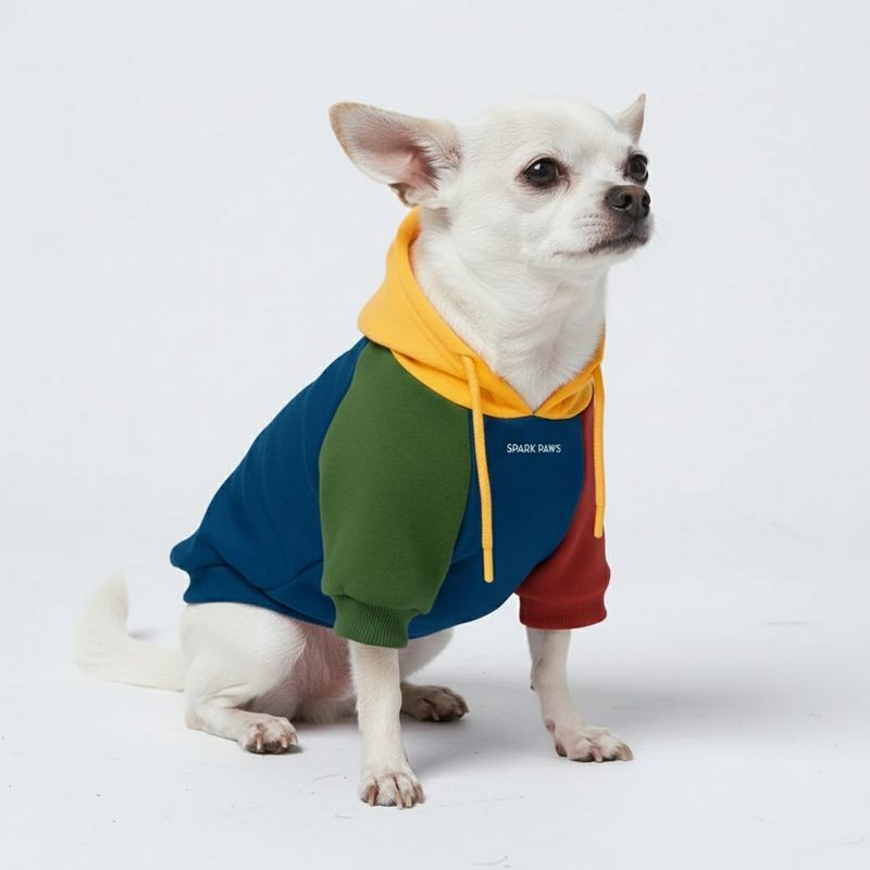 Primary Block Dog Hoodie
