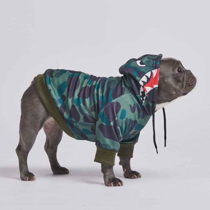 Shark Monster Dog Hoodie